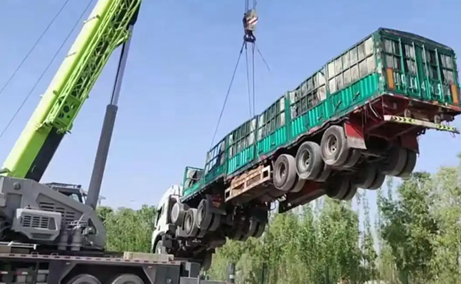 呼和浩特道路脱困救援案例